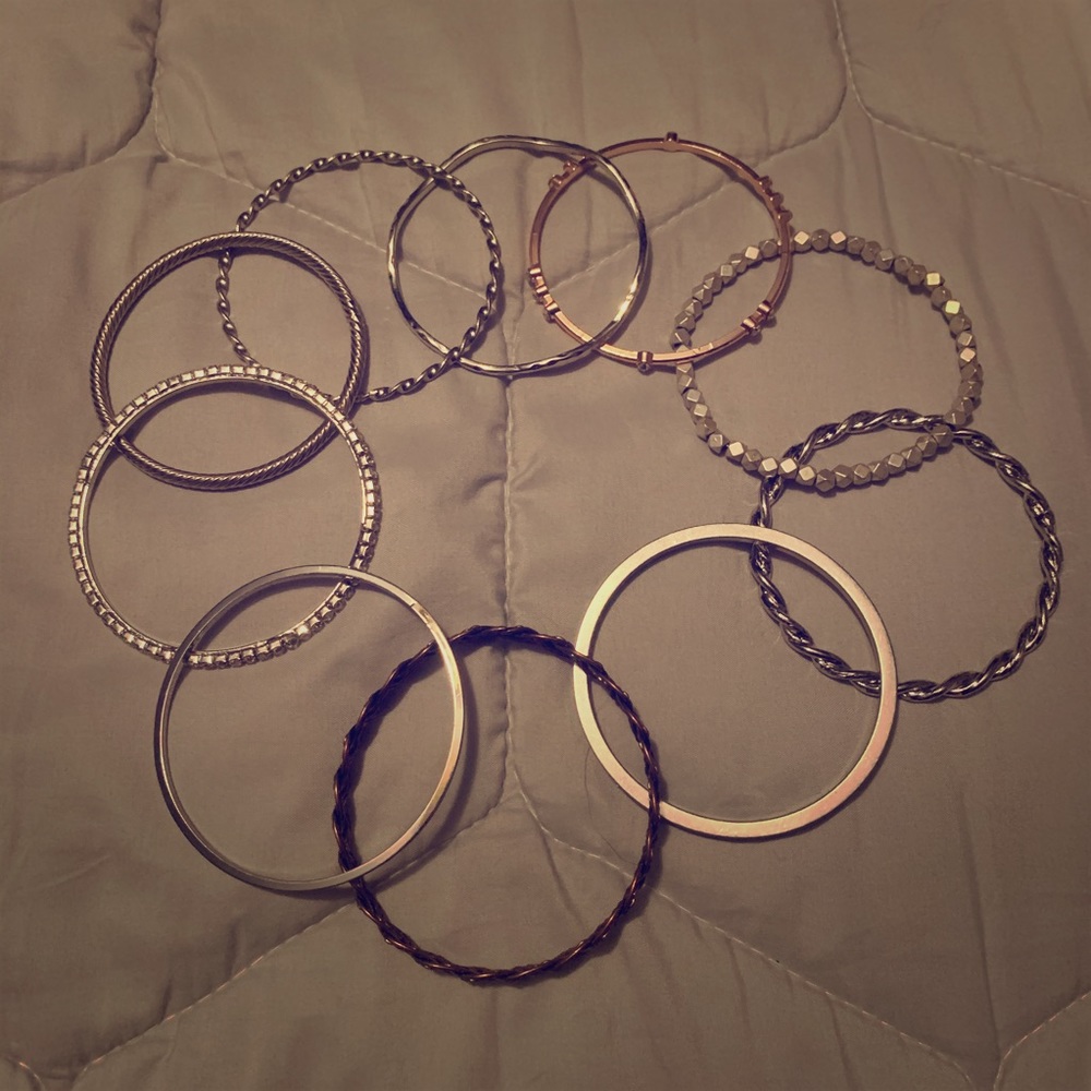 Metal bangles